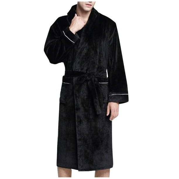 Mens Winter Plush Bathrobe Lengthened Furry Fuzzy Hooded Shawl Bathrobe Fleece Kimono Robes Maxi Long Robe Coat Mens Winter Plush Bathrobe Lengthened Furry Fuzzy Hooded Shawl Bathrobe Fleece Kimono Robes Maxi Long Robe Coat